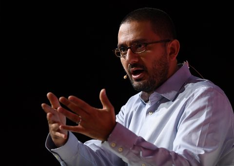 Raffi Krikorian speaking at Web Summit in 2018