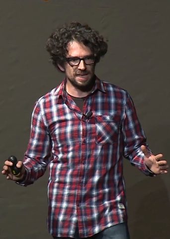Salvatore Sanfilippo speaking in 2015